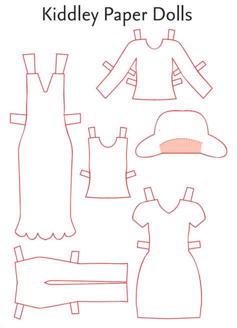 printable paper doll clothes