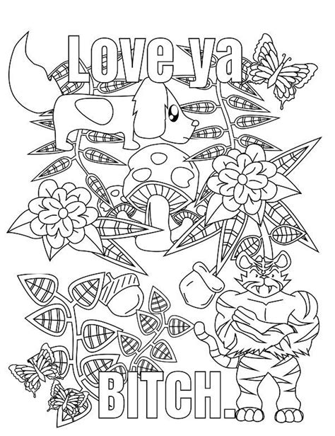 exploring  printable inappropriate coloring pages  adults love