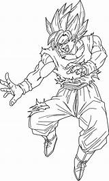 Goku Lineart Sayan Brusselthesaiyan Dbz Sangoku Dragonball Ssj Instinct Ssj2 Broly Gohan Bocetos sketch template
