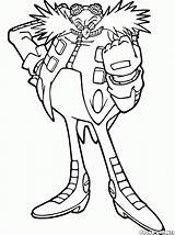 Eggman Colorkid Robotnik sketch template