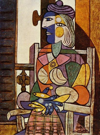 pablo picasso — woman sitting at the window marie therese