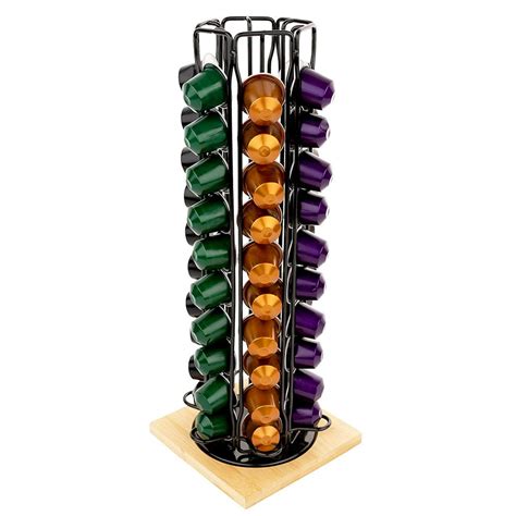 homeries coffee capsule holder holds  carousel capsules coffee pod storage rack