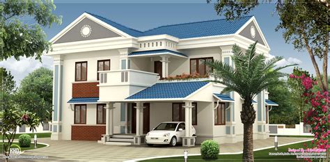 sqfeet beautiful villa elevation design kerala home design  floor plans  dream