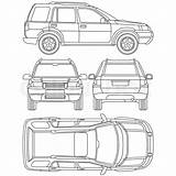 Car Sketch Damage Line Template Diagram Vehicle Print Suv Truck 4x4 Paintingvalley sketch template