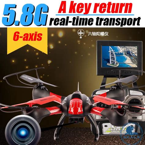 rc drone  hd camera  real time transmission fpv quadrocopter screen helic max
