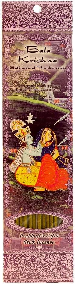 Ramakrishnananda Incense Stick Bala Krishna Saffron