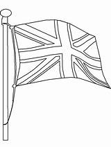 Flag England Coloring Pages Britain Kingdom Great United Flag3 Printable Book Clipart Flags Colorare Da Bandiera Inglese British Print Sheets sketch template