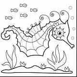 Seahorse Laut Getdrawings Kuda Binatang Coloringbay Mewarnai Seahorses Getcolorings Carle sketch template