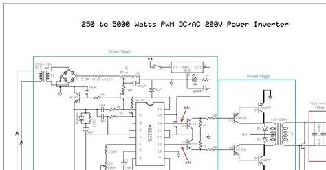 dc  ac inverter circuit diagram wiring