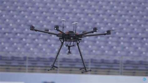 att detail network testing  drones  football stadiums