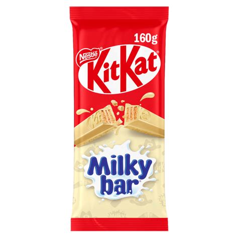 kitkat milkybar white chocolate block