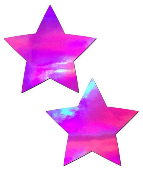 Pastease Holographic Star Pink Ready Sex Go
