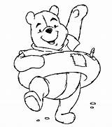 Pooh Winnie Coloring Pages Sheets Color Disney sketch template