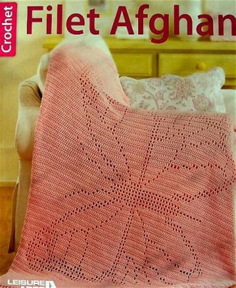 crochet filet afghans patterns la ebay
