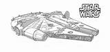 Falcon Millennium Millenium Procoloring Sketch Crucial Battles sketch template