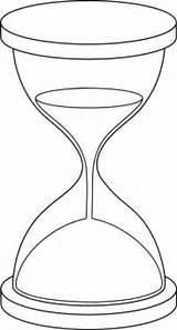 Hourglass Drawing Clip Line Clock Tattoo Sand Coloring Pages Drawings Ampulheta Sanduhr Hour Broken Colorir Para Template Outline Glass Clipart sketch template