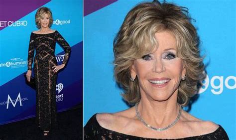 76 year old jane fonda wows in risque see through lace dress at unite