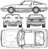 300zx Nissan Blueprints Blueprint 1988 Cars Coupe Car Draw Hot Drawings Rod Search Google Technical sketch template