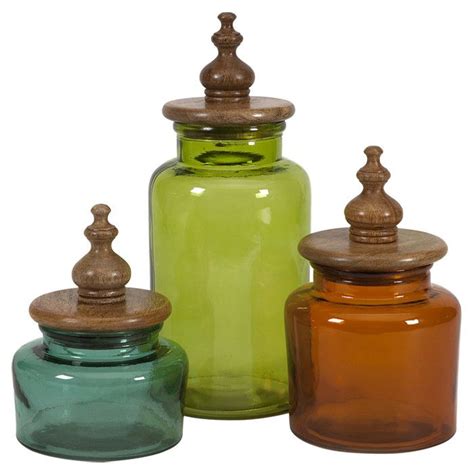 Beautiful Colored Glass Canisters With Images Glass