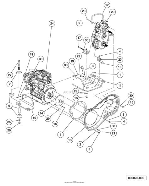 husqvarna huv    parts diagram  kubota  diesel engine mounting