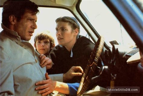 witness publicity still of harrison ford and lukas haas