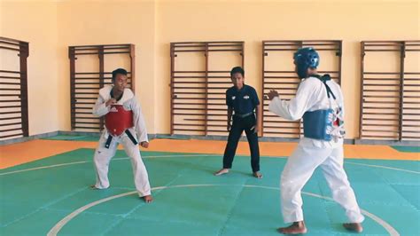 teknik  penyerangan  pertahanan  taekwondo youtube