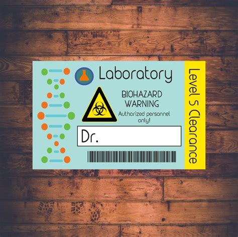 science lab  badge printable customizable scientist lab etsy