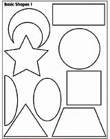 Coloring Shapes Pages Basic Crayola Gif Printable sketch template