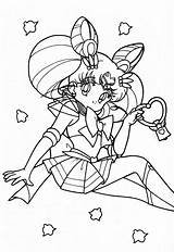 Sailor Moon Coloring Pages Cute Printable Kids sketch template
