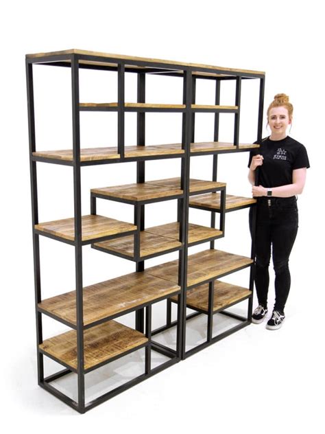 industrial style shelving unit eph creative event prop hire