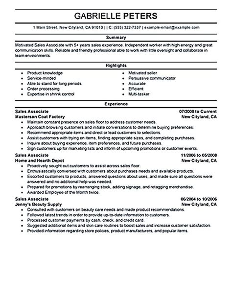 associate degree resume sample resume samples
