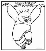 Panda Fu Kung Coloring Pages Printable Cool2bkids Kids Po Print Color sketch template