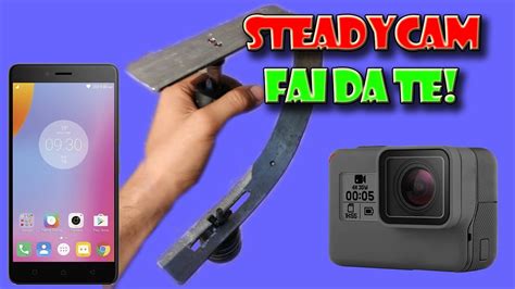 homemade steadycam  costruire uno stabilizzatore gimbal  gopro  smartphone fai da te