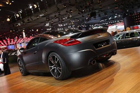 peugeot rcz  study  hp debuts  paris