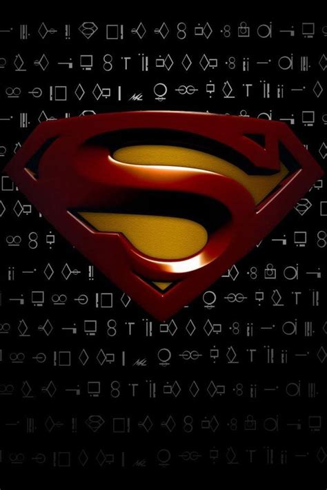 superman logo iphone wallpaper creative desktop wallpapers pinter