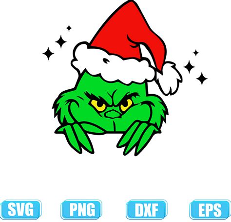 grinch svg  grinch max cut file svg png silhouette digital files