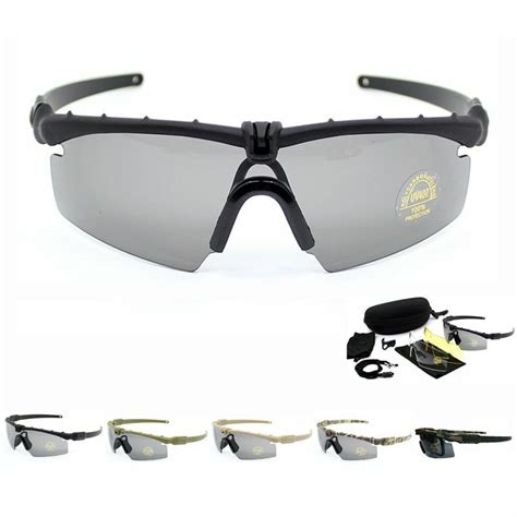 Military Army Sunglasses Protection Glasses Shooting Airsoft Polarized