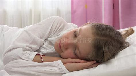 wake  child portrait fall asleep  bed sleeping  girl face