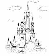 Coloring Frozen Ice Castle Pages Movie Elsa sketch template