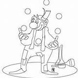 Payaso Hellokids Juggling Jongleur Acrobat Getdrawings Malabarista Circo Clowns sketch template