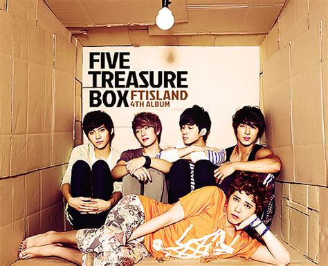 Korea Pre Order Collection Ft Island 4th Album Five Treasure Box