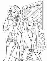 Barbie Coloring Pages House Dream Getcolorings Print Printable Color Announcing sketch template