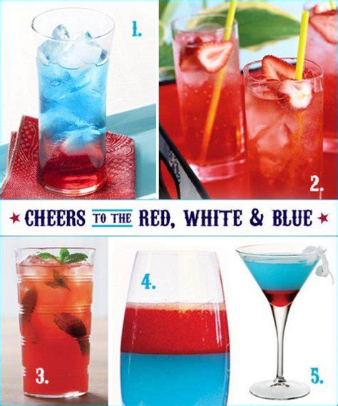 Fourth Of July Drink Recipes Non Alcoholic And Alcoholic 4th Of July