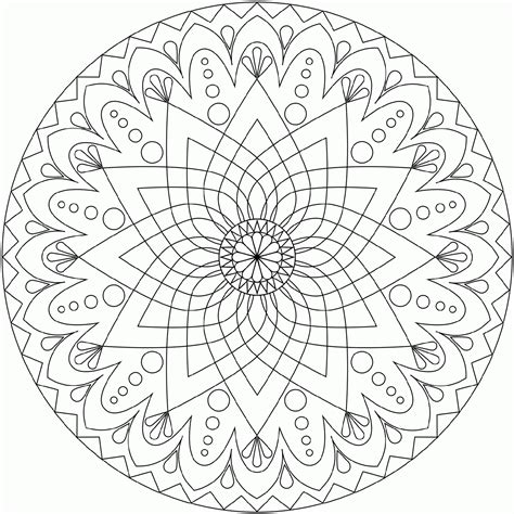 awesome design mandala coloring pages  printable coloring home