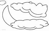 Coloring Pages Clouds Cloud Printable Cool2bkids Kids sketch template