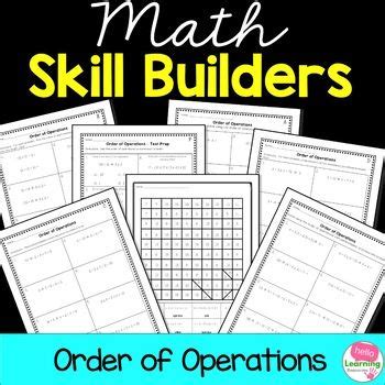 order  operations worksheets order  operations worksheets math