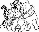 Coloring Friends Animal Hug Pages Cartoon 2507 08kb Wecoloringpage Drawings sketch template