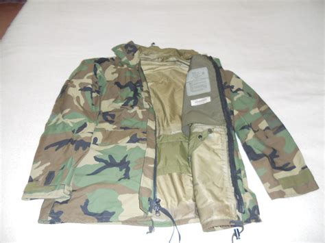 genuine  military issue gortex ecwcs gen ii extended cold weather clothing system woodland