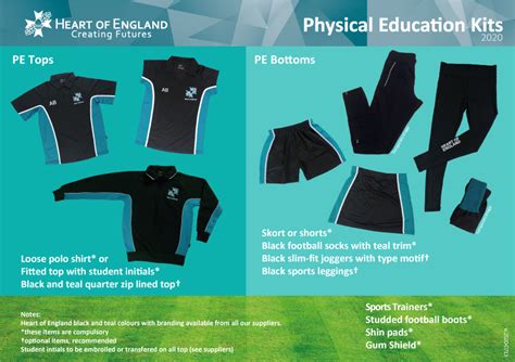 pe kit heart  england school