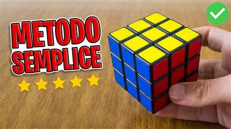 risolvere il cubo  rubik metodo semplice  italiano youtube